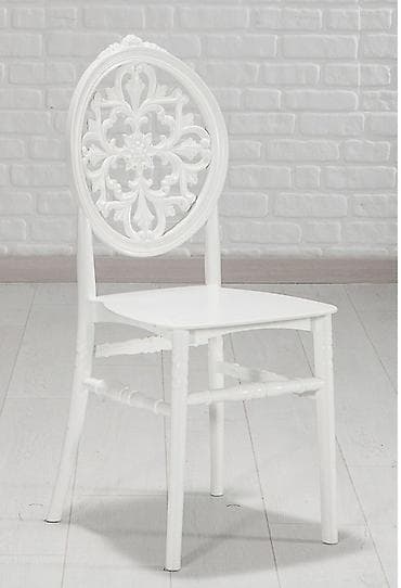 stul restoran: Qonaq otağı üçün, Qatlanmayan, rəng - Ağ Stul — 2