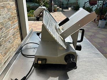 restoran avadanlıq: Sənaye tipli dilimləyici – ət və pendir üçün Model: AMM08-250A — 3