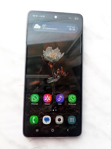 qrafik planşet irşad: Samsung Galaxy A52s 5G, 256 GB, rəng - Mavi, Barmaq izi — 5