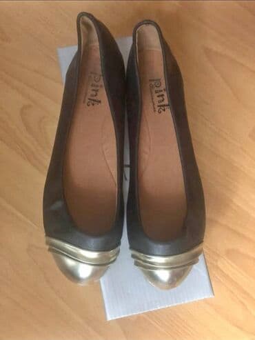 женские золотистые туфли: Туфли, Размер: 37, Б/у — 3