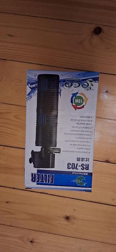 RS Electrical RS-703 akvarium daxili filteri 1 hefte istifade olnub