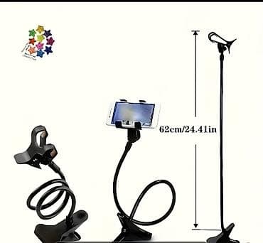 Техника и электроника: Universal çevik telefon planşet tutacağı – masa, çarpayı və divar üçün — 3