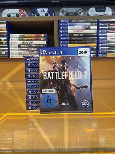 Elektronika: Battlefield 1-PS4 diski Oyun diski tam işlək vəziyyətdədir, heç bir — 1