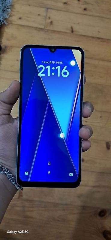 Poco C71, 128 GB, rəng - Mavi, Barmaq izi