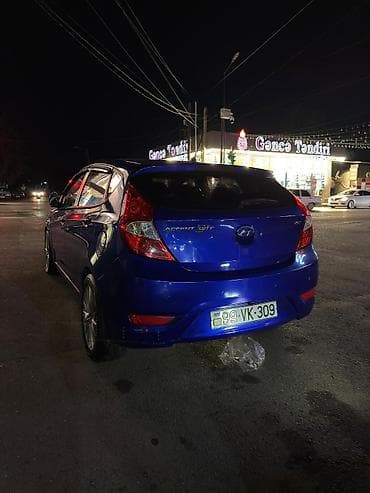 kia optima 2014: Hyundai Accent (hatchback) – mavi rəng - Kuzov: 5 qapılı hatchback - — 3