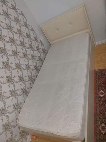 matras tek neferlik: İşlənmiş, Təknəfərlik çarpayı, Bazasız, Matras ilə, Siyirməsiz — 1