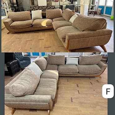 Fatos ‼️ Təcili Satılır. ‼ 290/290 ölçüde künc divan 6 yastıqla