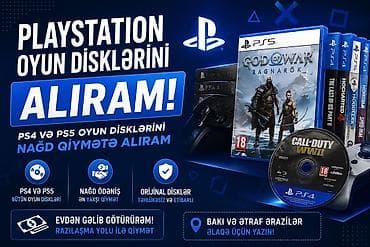 PlayStation oyun disklərini alıram! - PS4 və PS5 bütün oyun diskləri — 1