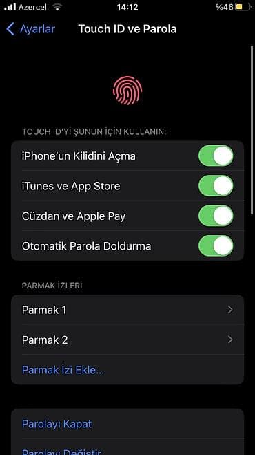 iphone ekran sekli: IPhone 8, 64 GB, Qırmızı, Barmaq izi — 10