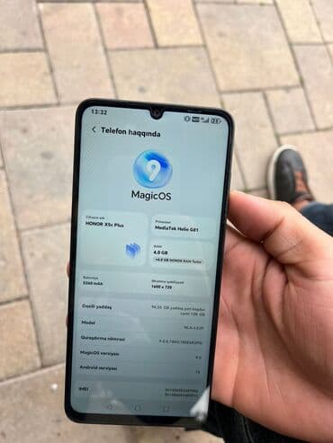 honor band 6 samsung telefonhoz: Honor X5b Plus, 128 GB, rəng - Qara, İki sim kartlı — 1