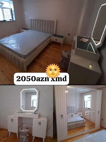 İkinəfərlik çarpayı, 2 tumba, Dolab, Termo, Yeni