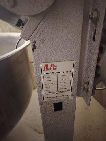 Аренда оборудования: Akberoğlu və Süper Mikser markalı xəmir yoğuran aparatlar 1) — 3