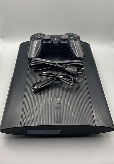 Видеоигры и приставки: PlayStation 3 (PS3) Super Slim oyun konsolu(2pult) Komplekt: - PS3 — 1