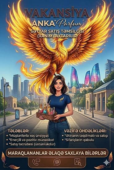 baki muhafize isi: Satış məsləhətçisi tələb olunur, Yalnız qadınlar üçün, İstənilən yaş, Təcrübəsiz — 1
