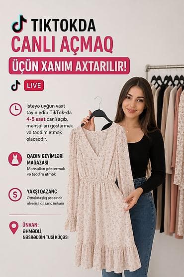 gencede is elani 2023: SMM menecer tələb olunur, 18-29 yaş, 1 ildən az təcrübə — 1