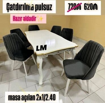 Möhtəşəm masa dəsti👑 Yüksək keyfiyyətlə Qiymət : 620₼ lalafo.az -da Möhtəşəm masa dəsti👑 Yüksək keyfiyyətlə Qiymət : 620₼