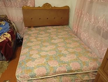 lent gul: İkinəfərlik çarpayı, Matras ilə, Siyirməsiz — 4