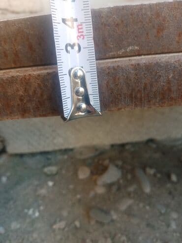 Demir list. Eni 27 cm. Uzunu 150 sm qalnlq 22 mm. 2 ededdi biri 100