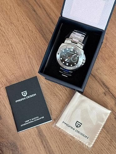 sensor saatlar: Yeni, Qol saatı, Panerai Luminor, rəng - Gümüşü — 1
