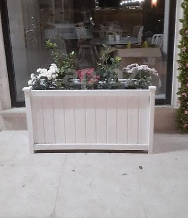 terevez toxumlari satisi: Dibçək gül yeşikləri # кашпо #цветы цветочница Ağacdan hazırlanmış — 8