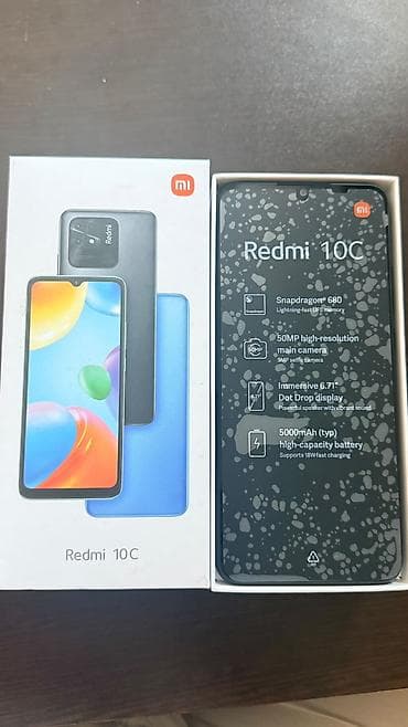 rog ally x: Redmi 10C, 128 GB, rəng - Qara — 1