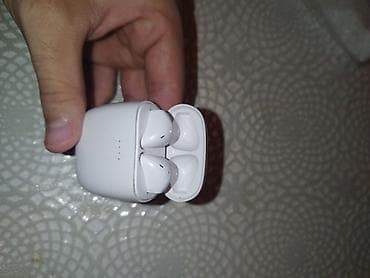 xiaomi qulaqciqlar: İşlənmiş Simsiz (Bluetooth) Qulaqcıqlar, Baseus, rəng - Ağ — 4