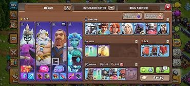maşn oyunu: Clash of Clans hesabı – yüksək səviyyəli əsas kənd və zəngin resurslar — 9