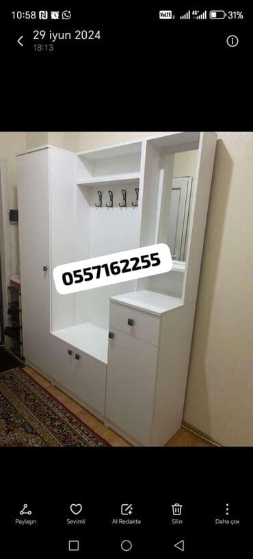 kalidor: Açılan, 1 qapı Düz dolab, Dəhliz dolabı, Rusiya — 13