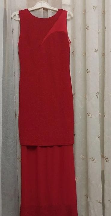 Paltolar: Qırmızı axşam geyimi – BLACK, ölçü 42 - Model: İki hissəli görünüşlü — 3