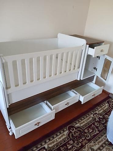 salon tibbi kreslo: Oğlan və qız üçün, Dördbucaq, Beşik, Dəstsiz, Matras ilə, Yellənmə mexanizmsiz — 2