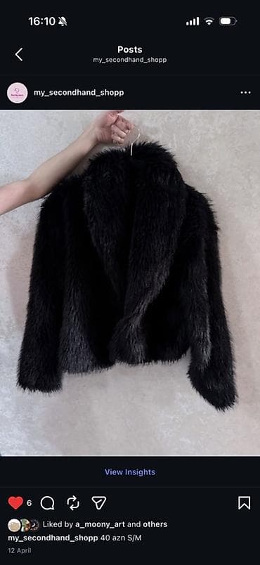 Qara süni kürk jaket - Rəng: klassik qara - Material: yumşaq süni — 1