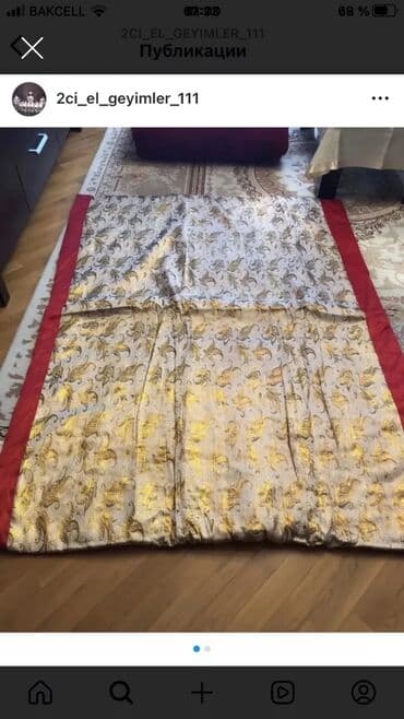 Yun yorgan yenidi hec iwlenmeyib