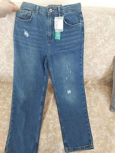 baggy şalvar: DeFacto Kids kolleksiyasından uşaq cins şalvarı - Model: Loose Fit — 1