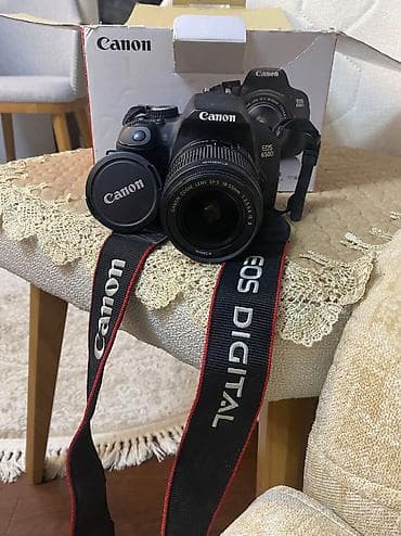 5d mark 3: Canon eos 650 D
Ancag seyahetlerde istifade olunub. Ela veziyyetdedir — 2