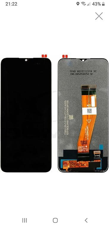 cat ekran: Samsung Galaxy A20s üçün LCD displey + sensor (tam modul) - — 1