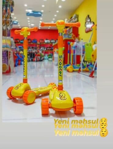 2 cı el elektrikli scooter: Samakat🐥 Samokat, Scooter, Skuter🛴 🔹Tormuzlu 🔸️ Ölkə daxili pulsuz — 1