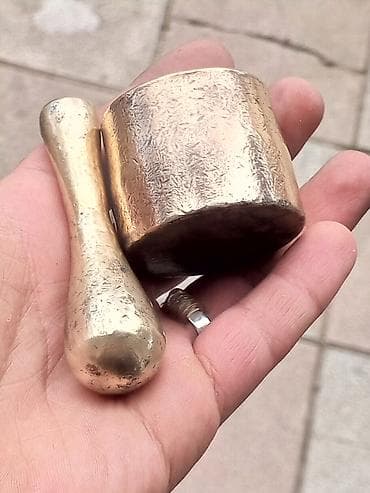 Latun havan və dəstə qiymətdə razılaşmaq olar - Material: bürünc/metal — 3