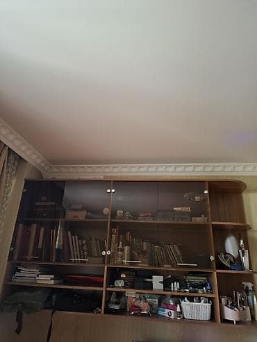 2el dolablar: Modul kitab şkafı və yazı masasından ibarət çoxfunksiyalı divar — 1