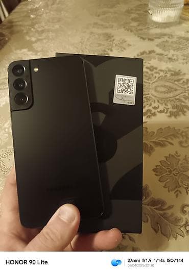 Samsung Galaxy S22, rəng - Qara, Simsiz şarj