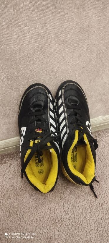 детская футбольная обувь: Кроссовки, Для мальчиков, 32 — 4