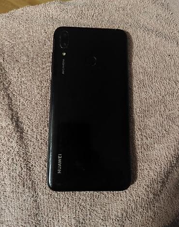 ayfon 1 telefon: Huawei Y7, rəng - Qara, Barmaq izi — 2