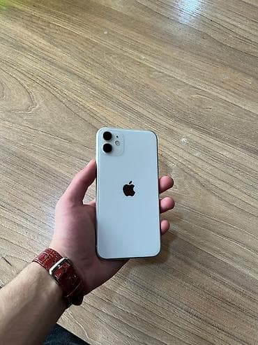 iphone qutu: IPhone 11, 64 GB, Ağ, Face ID, Zəmanət, Simsiz şarj — 1