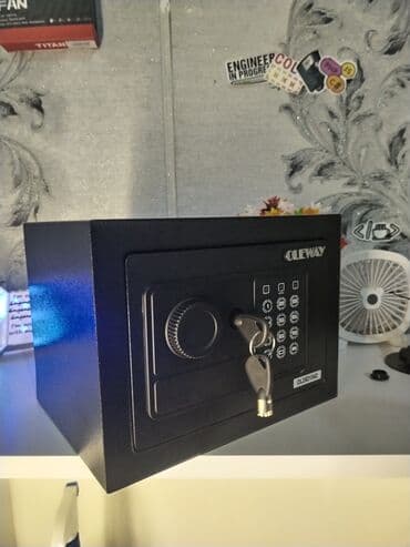 demir şkaf: Seyf Kassa 👑 Xüsusiyyətləri: ♟️ Ölçü: uzunluq 23 eni və dərinliyi 17 — 5