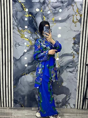 flo azerbaijan: Qadınlar üçün 3 hissəli dəst – kofta, şalvar və üst tunik - Stil — 5