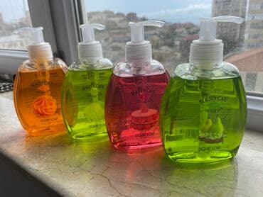 qarışqa yağı qiyməti: Dadlı” Maye sabunlar 300 ml: narıncı/ moruq/laym/ armud ətirli — 1