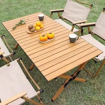 cırtdan baharın ad günü: Kamp stolu Piknik stolu teze mallar 🔺Aciq formada 120x60 sm en uzunu — 5