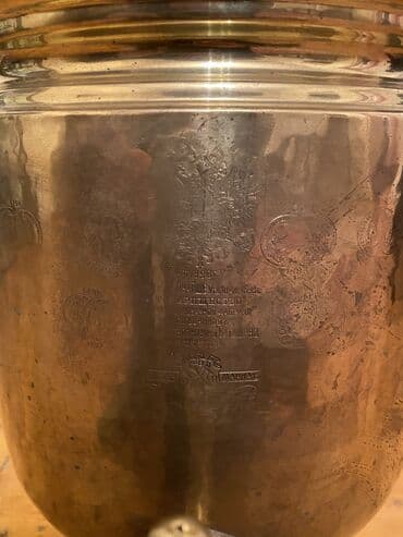 simavar: Qedim antikvar samovardir. Rusiya car imperiyası dovrunun Botasov — 2