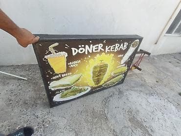 Məhsul: “Döner Kebab” işıqlandırılan vitrin lövhəsi 2 tərefide — 2