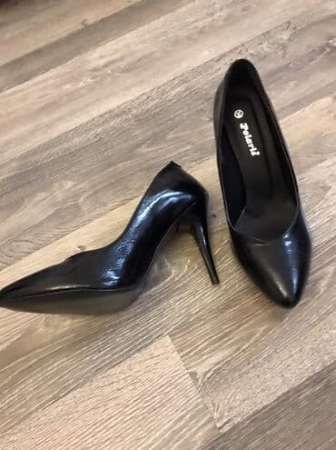 ботильоны высокий каблук: Brend: Polaris Model: Klassik qadın tuflisi - Rəng: qara, parlaq - — 4