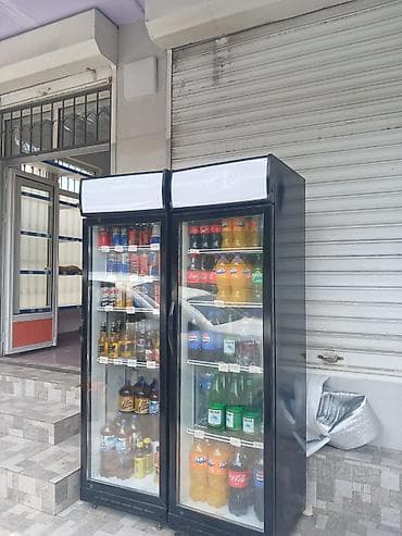 ev soyuduculari: 1 qapili - Tip: Ticarət vitrin soyuducusu, yan‑yana iki müstəqil şkaf — 2